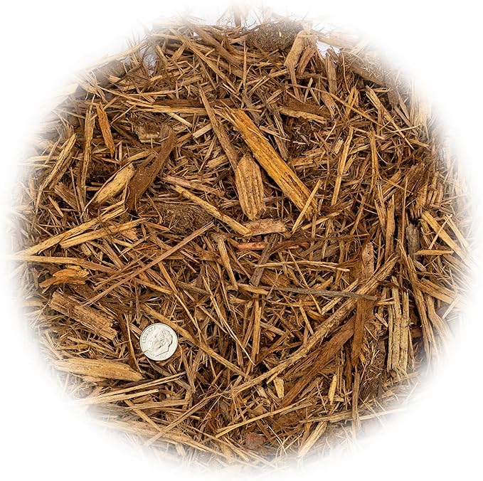 Premium Eucalyptus Mulch by Gardenera - Beautify Your Garden and Promote Sustainable Landscaping - 5 QUARTS