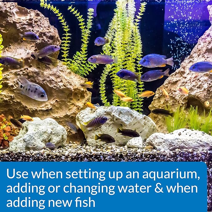 API STRESS COAT Aquarium Water Conditioner 4-Ounce Bottle (85B)